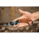 TOPS Knives CUT Combat Utility Tool Knife, 8.5in Overall, 4.25in Camo 1095Hc Steel Blade, Tan Canvas Micarta Handle, Finger Ring, Dragonfly Tread Handle, Black Kydex Sheath, CUT-40-CAMO