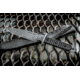 Tops Knives Desert Nomad Fixed Blade Knife, w/G10 handle, Black, 6.5in, DMAD-01