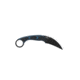 TOPS Knives Devil's Claw 2 Fixed Blade Knife, 3.13in, 1095 Carbon Steel Blade, Blue/Black G10 Handle, DEVCL-02