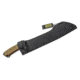 Tops Knives El Chete Fixed Blade Knife, 12 in, Midnight Bronze Blade, 1095 RC 56-58 Steel, Black Canvas Micarta Handle, ELCH-03