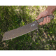 Tops Knives El Chete Fixed Blade Knife, 12 in, Midnight Bronze Blade, 1095 RC 56-58 Steel, Black Canvas Micarta Handle, w/dangler, ELCH-04