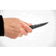 TOPS Knives El Pionero Blackout Edition Fixed Blade Knife, 3.38in, 1095 Steel, Spear Point, Black G10 Handle, ELPO-03