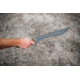 TOPS Knives Lilith 14 in Fixed Blade Knife, Steel, Tan Canvas Micarta, Black Kydex, LTH-01