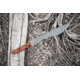 TOPS Knives Lilith 14 in Fixed Blade Knife, Steel, Tan Canvas Micarta, Black Kydex, LTH-01