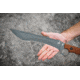 TOPS Knives Lilith 14 in Fixed Blade Knife, Steel, Tan Canvas Micarta, Black Kydex, LTH-01