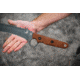 TOPS Knives Lilith 14 in Fixed Blade Knife, Steel, Tan Canvas Micarta, Black Kydex, LTH-01