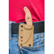 Tops Knives Little Bugger Fixed Blade Knife, Tan, 2.38 in, LILB-01