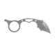 TOPS Knives Quickie Fixed Blade Knife, 1.63in, 1095 RC 56-58 Steel, Karambit QCK-01