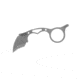 TOPS Knives Quickie Fixed Blade Knife, 1.63in, 1095 RC 56-58 Steel, Karambit QCK-01