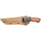 Tops Knives Steel Eagle 107C Delta Class, Fixed Blade Knif, 7.63 in, Midnight Bronze Blade, 1095 RC 56-58 Steel, Tan/Black Canvas Micarta Handle, SE107C-2DC