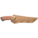 Tops Knives Steel Eagle 107C Delta Class, Fixed Blade Knif, 7.63 in, Midnight Bronze Blade, 1095 RC 56-58 Steel, Tan/Black Canvas Micarta Handle, SE107C-2DC