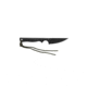 TOPS Knives Street Scalpel 2 Fixed Blade Knife, 3.13in, 1095 Carbon Steel Blade, Black Canvas Micarta Handle, SSS-02