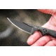 TOPS Knives Street Scalpel 2 Fixed Blade Knife, 3.13in, 1095 Carbon Steel Blade, Black Canvas Micarta Handle, SSS-02