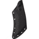 TOPS Knives Tac Tops Karambit Knife, 11.25in Overall, 7.13in Black Traction Coated 1095Hc Steel Blade, Black Canvas Micarta Handle w/ Rocky Mountain Tread, Black Kydex Sheath, TAC-01-RMT