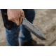 Tops Knives Tahoma Field Knife, w/Unsharpened top edge, Tan, 7.75in, TAHO-03TNS