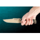 Tops Knives Team Jackal 5 Survivor Series Fixed Blade Knife, Black, 5in, TMJK-5S