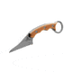 TOPS Knives TOPS Poker Fixed Blade Knife, 2.5in, 1095 RC 56-58 Steel, Tan Canvas/Black Canvas Micarta Handle, TPKR-03
