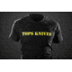 TOPS Knives Tribal Art Tee T-Shirt, Yellow/Black, Large TS-YBTA-L