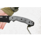 TOPS Knives X16 Ginunting Fixed Blade Knife, 15.75in, 1095 Steel, Kukri, Black Linen Micarta Handle, X16G-02