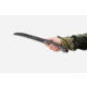 TOPS Knives X16 Ginunting Fixed Blade Knife, 15.75in, 1095 Steel, Kukri, Black Linen Micarta Handle, X16G-02