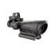 Trijicon 3.5x35 ACOG Rifle Scope, Dual Illuminated Green Chevron .223 Reticle w/ Colt Knob Thumbscrew Mount &amp; Adjustable LED 3.25 MOA Red Dot RMR Type 2, Black, 100565