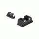 Trijicon Bright &amp; Tough 3 Dot Green Front/Rear Night Sight Set - CZ75 &amp; CZ99 w/Dovetail Front