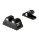 Trijicon Bright &amp; Tough Night Sight Set, Black w/ Green Front &amp; Rear - USP - HK06