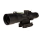 Trijicon 3x30 mm Dual Illuminated Q-LOC Compact ACOG Scope, 3x30 mm, 300BLK 115/220gr. Green, Crosshair Reticle, Matte Black, 400382