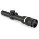 Trijicon AccuPoint TR-24 1-4x24mm Rifle Scope, 30 mm Tube, Second Focal Plane, Black, Red BAC Triangle Post Reticle, MOA Adjustment, 200061