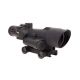 Trijicon ACOG 3.5x35 Green LED Illuminated Rifle Scope .308 Horseshoe/Dot Reticle w/ TA51 Mount, Black, 100500