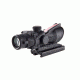 Trijicon ACOG 4x32 Dual Ill Rifle Scope w/Mount, Red Horseshoe .223 Reticle