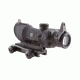 Trijicon ACOG 4x32 Scope, Center Illuminated Amber Crosshair .308 Ballistic Reticle, TA51 Mount, Backup Iron Sights and Dust Cover TA01NSN-308