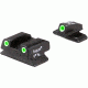Trijicon Bright Tough 3 Dot Green Front Green Rear Night Sight Set For Beretta Px4 Cd Be11