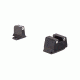 Trijicon Night Sight Suppressor Set for FN 509 w/ White Front, White Rear &amp; Green Lamps, 600996