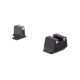 Trijicon Night Sight Suppressor Set for FN 509 w/ White Front, White Rear &amp; Green Lamps, 600996