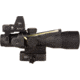 Trijicon Compact Dual Illuminated Q-LOC ACOG/RMR Scope, 3x30 mm, Amber, Horseshoe Dot Reticle, Matte Black, 400395