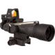 Trijicon Compact Dual Illuminated Q-LOC ACOG/RMR Scope, 3x30 mm, Amber, Horseshoe Dot Reticle, Matte Black, 400395