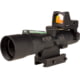 Trijicon Compact Dual Illuminated Q-LOC ACOG/RMR Scope, 3x30 mm, Green, Horseshoe Dot Reticle, Matte Black, 400394