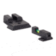 Trijicon DI Night Sight Set, Dual-Illuminated, U-Notch, Tritium Green Front Color/ Rear Color, Smith &amp; Wesson M&amp;P Shield .40, .45, &amp; 9mm, 601110