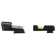 Trijicon DI Night Sight Set, Dual-Illuminated, U-Notch, Tritium Green Front Color/ Rear Color, Smith &amp; Wesson M&amp;P Shield .40, .45, &amp; 9mm, 601110