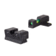 Trijicon DI Night Sight Set, Dual-Illuminated, U-Notch, Tritium Green Front Color/ Rear Color, Springfield Armory XD-S Mod. 2, 601118