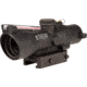 Trijicon Dual Illuminated Low Height Compact ACOG Scope, 3x24 mm, Red, 7.62x39/123gr. Crosshair Reticle, Matte Black, 400357