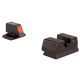 Trijicon FNH HD Night Sight Set - .40, Orange Front Outline 600678