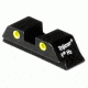Trijicon Bright &amp; Tough For Glock Rear Sight With Yellow Lamps GL01RY