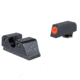 Trijicon HD Tritium Night Sights - Rear - Orange Front Outline - for GLOCK Models 42,43,43x,43X MOS, 48, 48 MOS, Black, GL134-C-601162