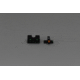 Trijicon HD XR Night Sight Set, Orange Front Outline for Sig Sauer .40S&amp;W, .45ACP, Black, 600861