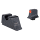 Trijicon HD XR Suppressor/Optic Height Tritium Night Sights - Rear - Orange Front Outline - for GLOCK Models 20, 21, 29, 30, and 41 including S &amp; SF variants, Black, GL345-C-601176