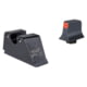 Trijicon HD XR Suppressor/Optic Height Tritium Night Sights - Rear - Orange Front Outline - for GLOCK Models 20, 21, 29, 30, and 41 including S &amp; SF variants, Black, GL345-C-601176