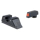 Trijicon HD XR Tritium Night Sights - Rear - Orange Front Outline - for GLOCK Models 20, 21, 29, 30, and 41 including S &amp; SF variants, Black, GL645-C-601168