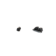 Trijicon Glock HD Night Sight Set - Front Sight Orange Outline / Green Tritium, Rear Sight Black Outline / Green Tritium, 600538